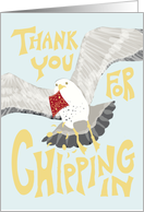 Thank You for Chipping In card