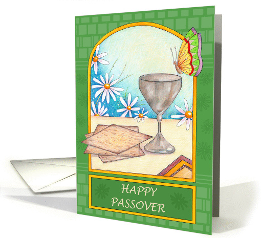 Happy Passover greeting card. card (1024179)