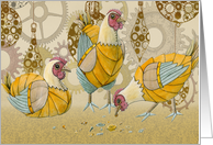 Three French Hens, Twelve days of christmas card