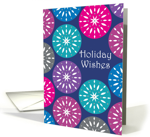 Holiday Wishes Decorative Ornament Globes with Stars card (979277)