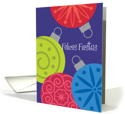Felices Fiestas- Happy Holidays Spanish Ornate Ornaments... (979361)