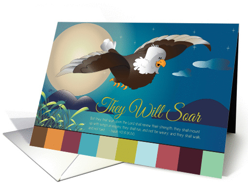 They Will Soar, Blank Note card (994033)