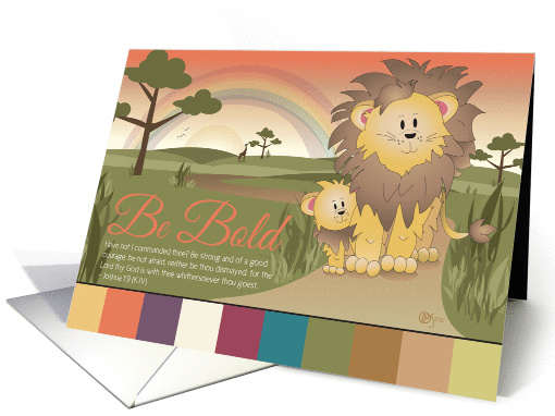 Be Bold, Blank Note card (994045)