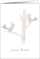 Love Birds (Live and Love) card