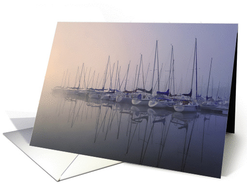 Sailboats and sunrises,love of the water Get Well card (1105774)