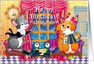 Happy Birthday! For Music Teacher! card