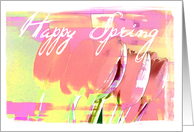 Spring Tulips Blank Card