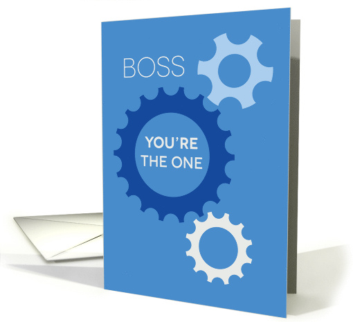 Happy Boss's Day to the One Who Makes Us Work card (1139040)