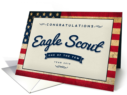 Congratulations Eagle Scout, One of the Few, 2014 card (1222776)