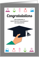 Graduation Congratulations for PhD in Chemistry card