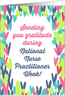 National Nurse Practitioner Week with Bright Hearts and Gratitude card