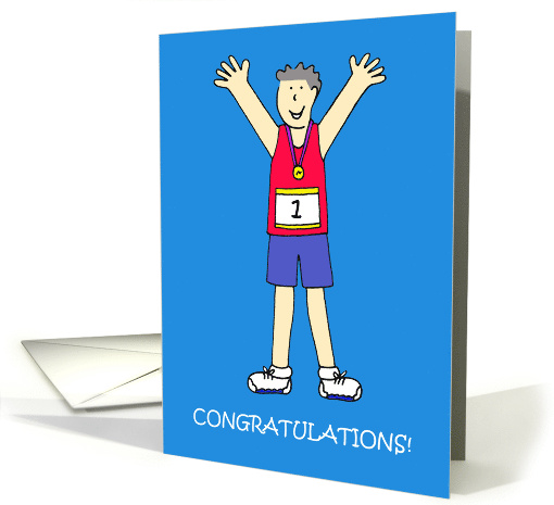 Congratulations on Running a Marathon for a Male card (1081748)