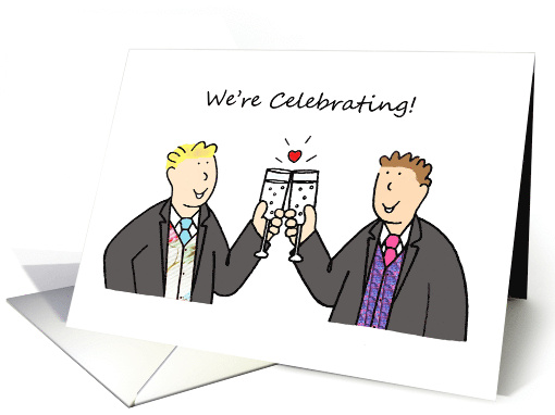 We're Celebrating Two Grooms Civil Partnership or Wedding... (1360404)