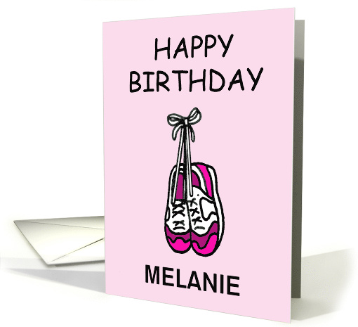 Happy Birthday to Female Runner to Customize with any Name card