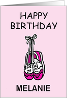 Happy Birthday to Female Runner to Customize with any Name card