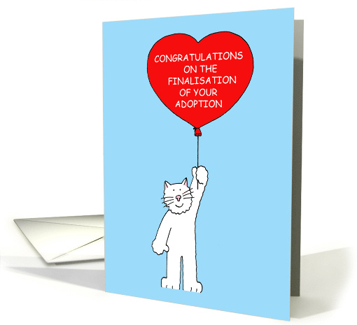 Congratulations on Finalisation of Your Adoption British Spelling card