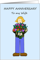 Happy Anniversary to my Wife from Female Partner card
