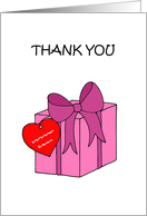 Thank You for Valentine’ Day Gift. card