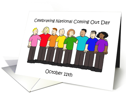 Celebrating National Coming Out Day October 11th card (1454410)