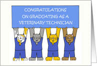 Veterinary Technician Graduation Congratulations card