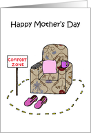 Mother’s Day Fun Comfort Zone Cartoon Humor card