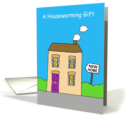 Housewarming Gift Cute Cartoon House card (1481470)