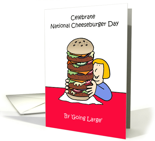 National Cheeseburger Day September 18th card (1493580)