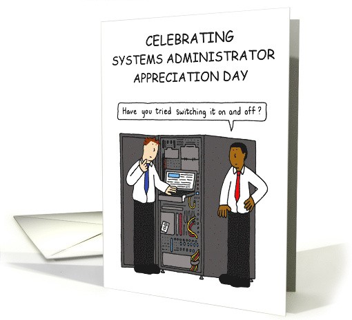 Systems Administrator Appreciation Day July Cartoon IT... (1503666)