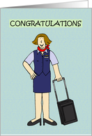 Congratulations on Being Accepted for Cabin Crew Training card