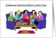 National Book Lovers Day August 9th card