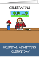 Hospital Admitting Clerks Day April card
