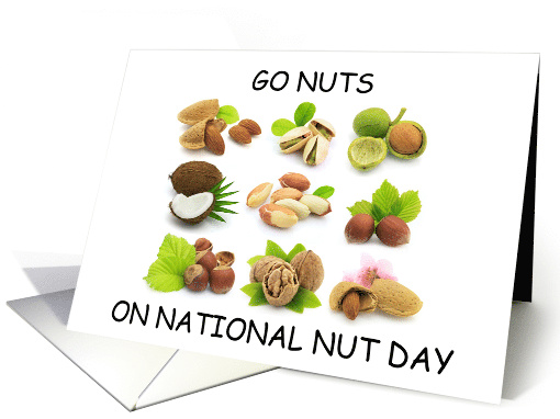 National Nut Day October 22nd Nut Selection card (1546814)