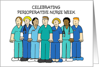Perioperative Nurse Week November Cartoon Group card