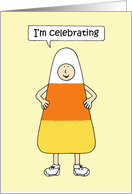 National Candy Corn Day October 30th card