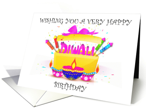 Happy Birthday on Diwali, Firework Fun. card (1547946)