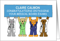 Congratulations on Passing Your Medical Board Exams to Personalize card