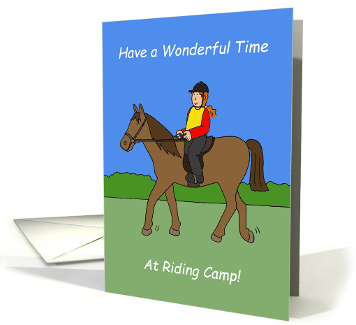 Have a Great Time at Horse Riding Camp card (1565440)
