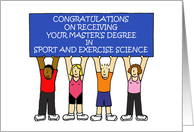 Congratulations on Master’s Degree in Sport and Exercise Science card