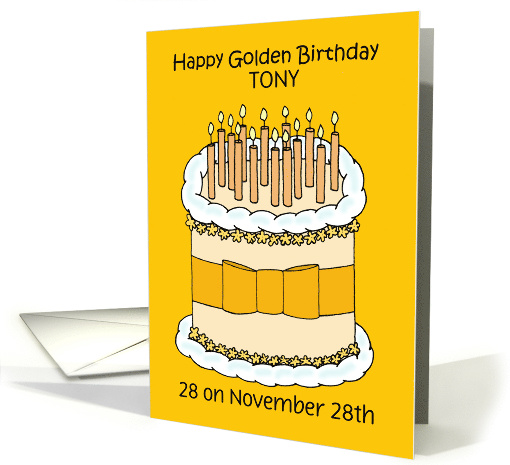 Golden Birthday 28 on the 28th to Personalize Any Name... (1580696)