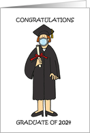 Coronavirus Graduation 2024 Congratulations For Her Cartoon Humor card