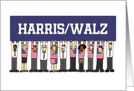 Remember to Vote USA Citizens with Banner to Personalize Any Names card