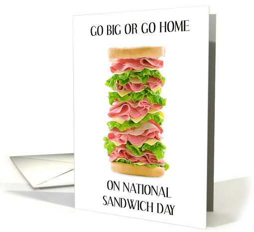 National Sandwich Day November 3rd card (1693392)