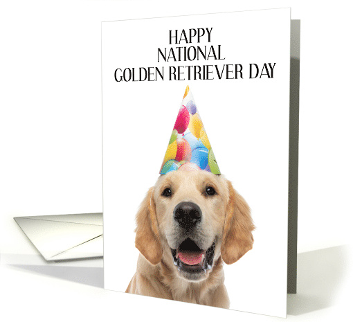 National Golden Retriever Day February 3rd Dog Wearing a... (1701246)