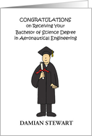 Congratulations Bachelor of Science Degree Aeronautical Engineering card