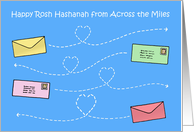Happy Rosh Hashanah from Across the Miles Romantic Letters card
