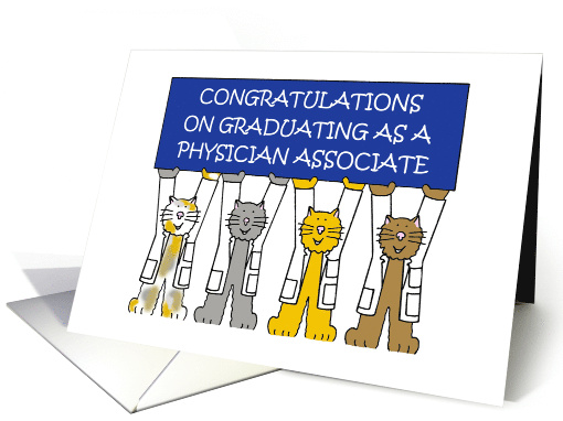 Congratulations on Graduating as a Physician Associate card (1727626)