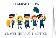 Congratulations on Successful Audition for All-District Band card