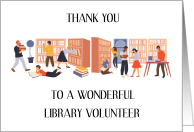 Thank You to Library Volunteer card