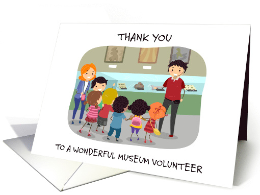 Thank You to Museum Volunteer Children and Staff card (1750406)