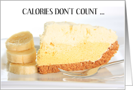 National Banana Cream Pie Day March 2nd Delicious Slice of Pie card